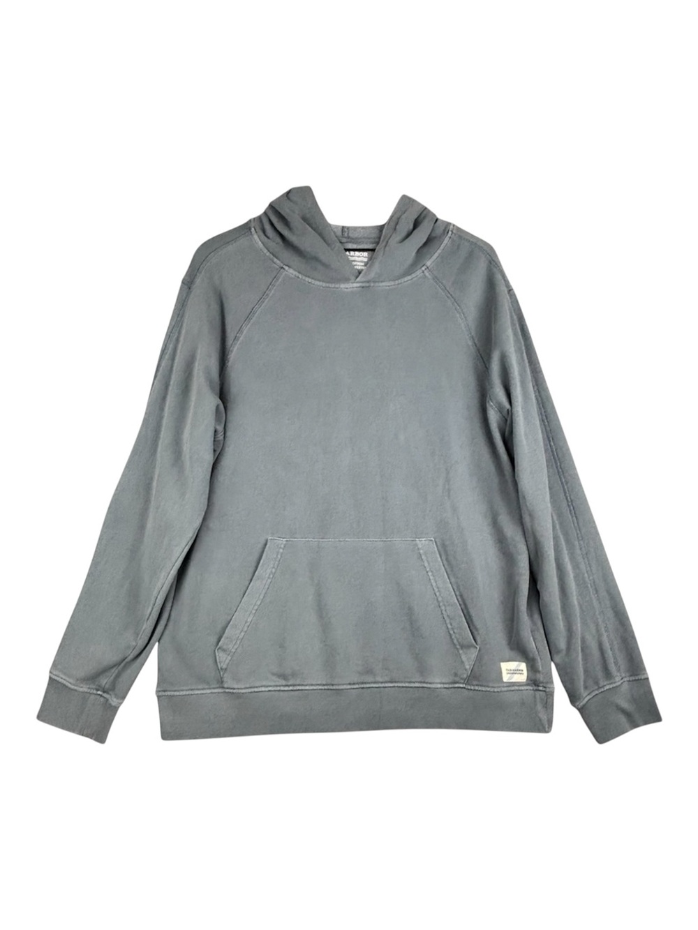 Fair Harbor Hoodie Mens Medium Maritime Blue Organic Cotton Sweatshirt